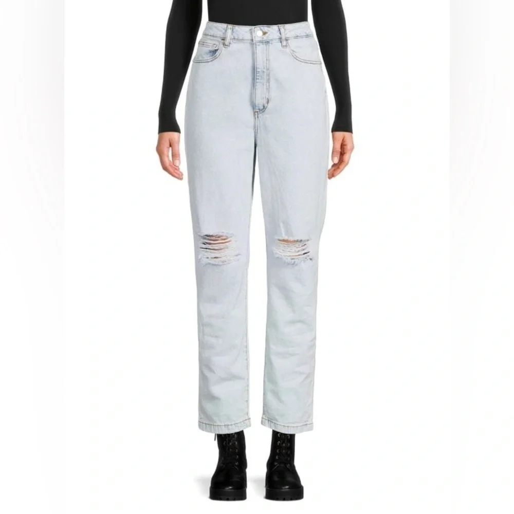 WEWOREWHAT High-Rise Curvy Cropped Straight Leg Jeans‎ 27